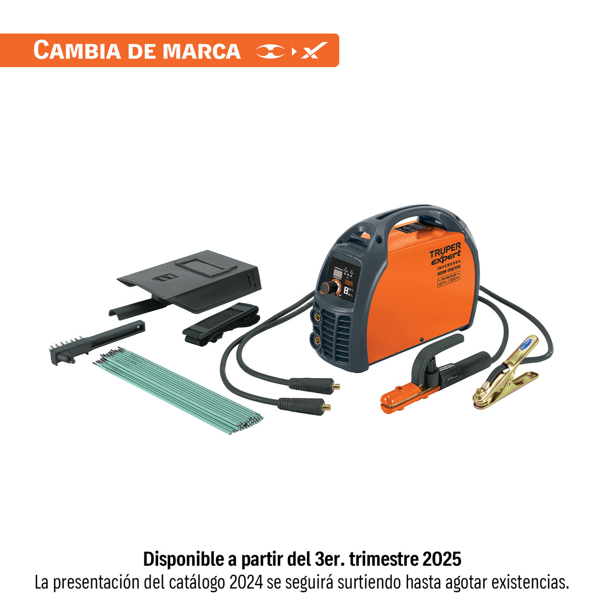 Soldadora inversora 130A bi-voltaje 127/220V TRUPER EXPERT — foto oficial 1