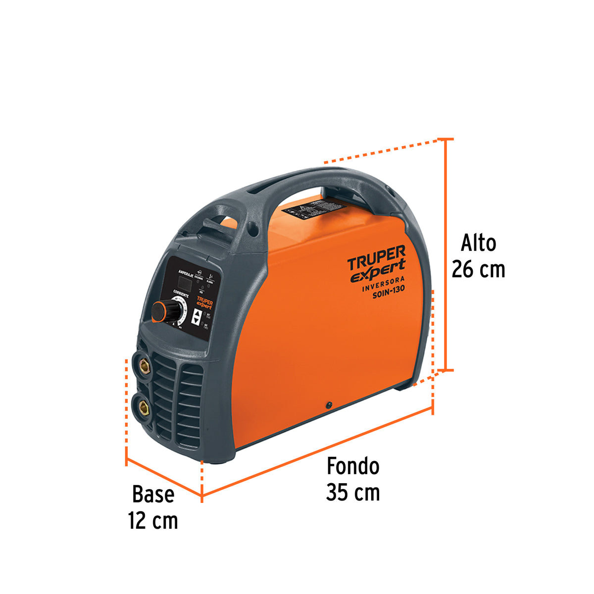 Soldadora inversora 130A, 127V, TRUPER EXPERT, Truper, SKU 102236 — vista 4