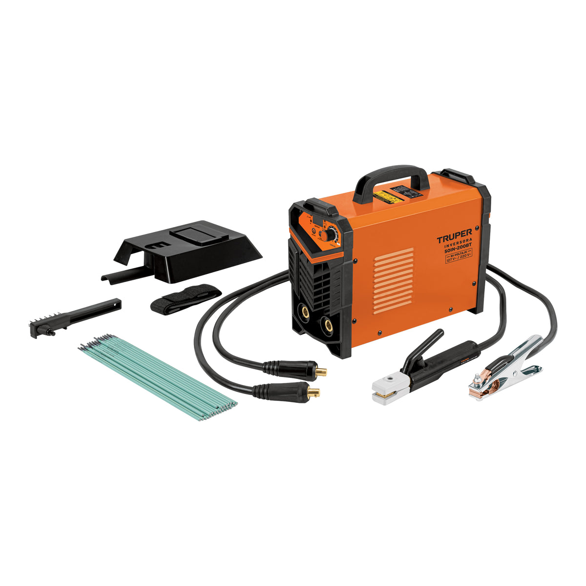 Soldadora inversora 200A, bi-voltaje 127/220V, TRUPER — foto oficial 1