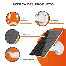 PANEL SOLAR 3W 5.6V IP65 TECNOLITE SOLPAN3TC