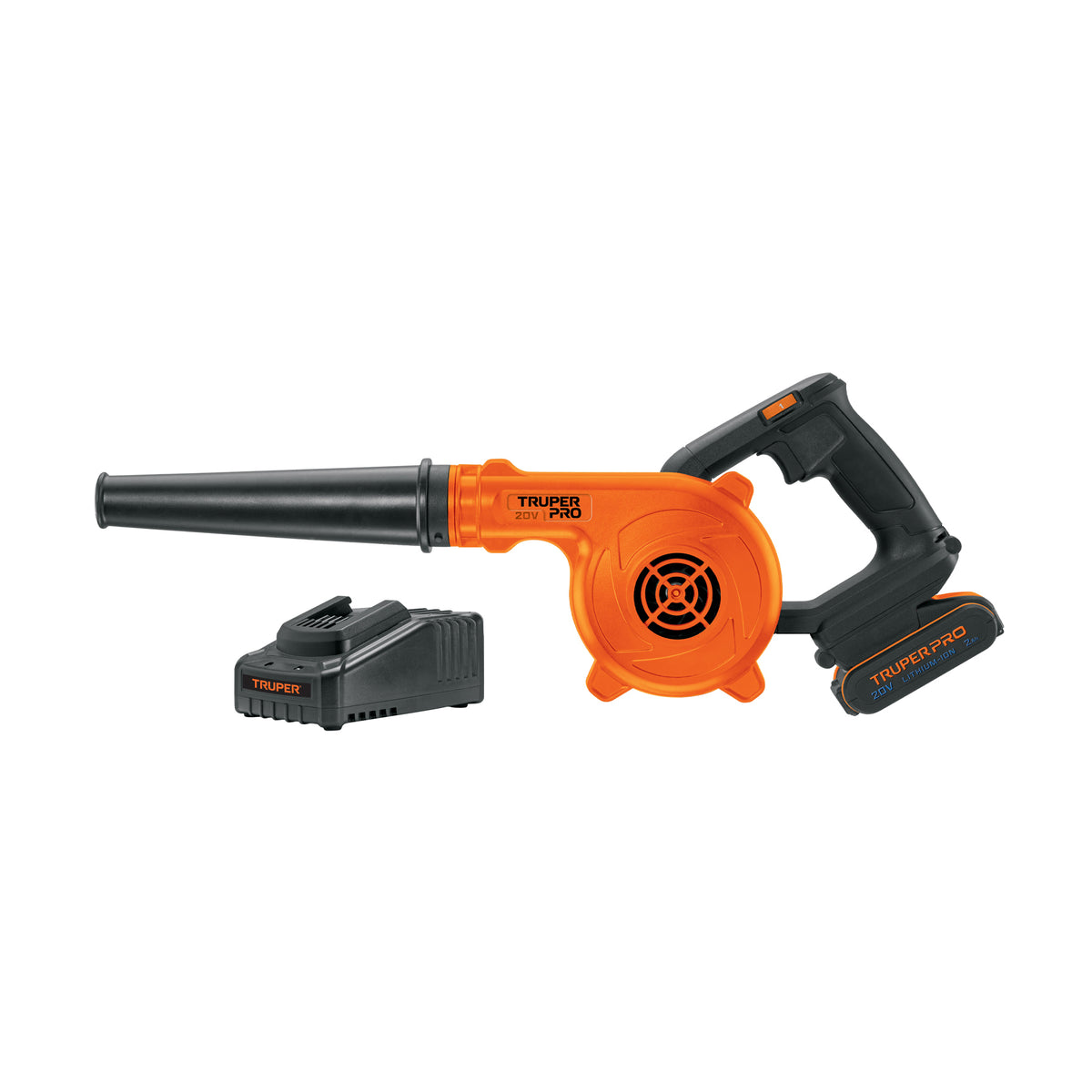 Sopladora para taller, 20V, 1 batería 2Ah, TRUPER PRO, Truper, SKU 103265