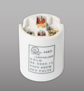 PORTALAMPARA DE PORCELANA 600V 660W 4KVA E26