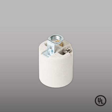 SOCKET E26 CERAMICA CON PATA SUPPLIER SP-6031