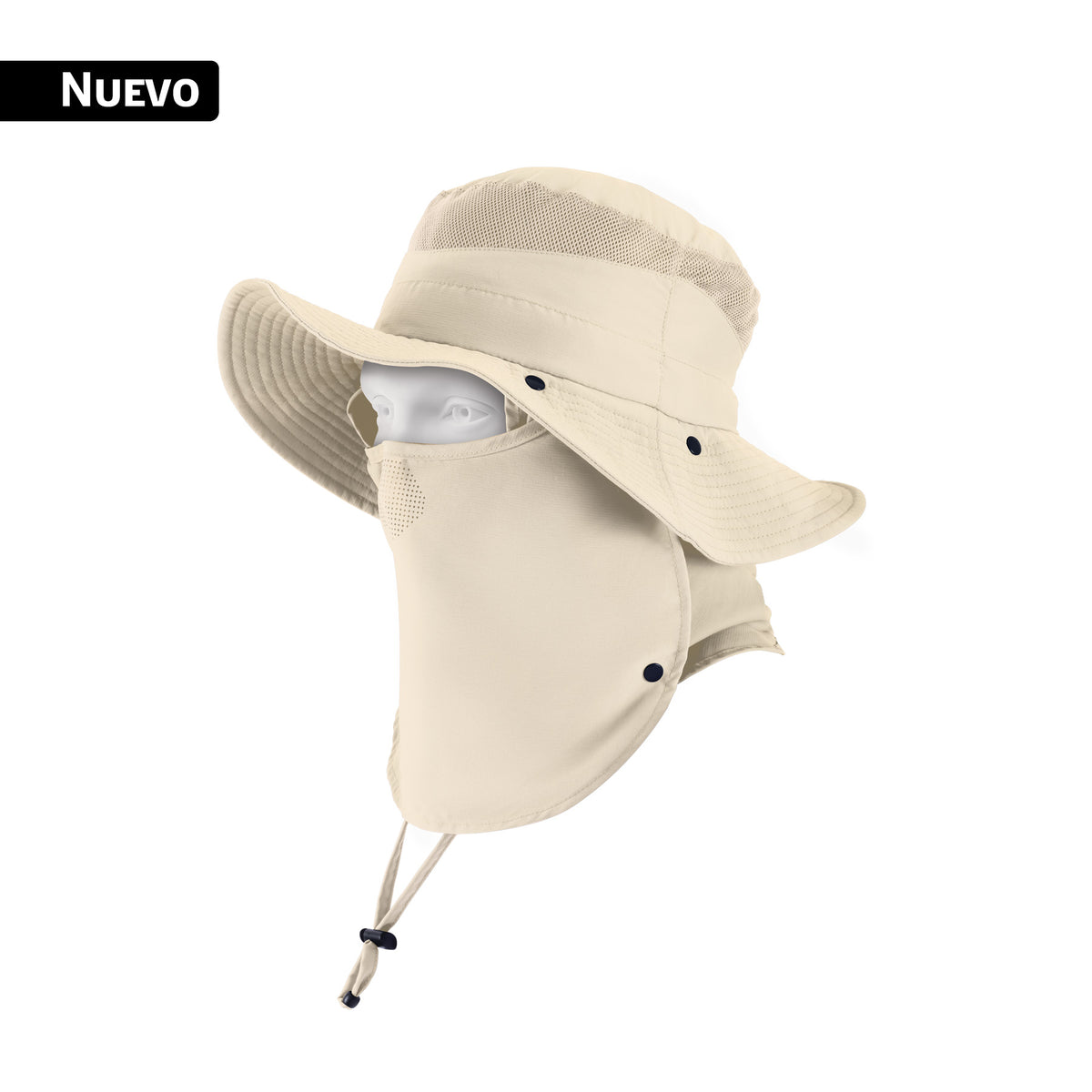 Sombrero de protección solar, color beige con UPF 50+,TRUPER — foto oficial 1