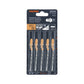 Blíster 5 seguetas T, 18 DPP HCS, corte curvo limpio/madera, Truper, SKU 103045 — vista 2
