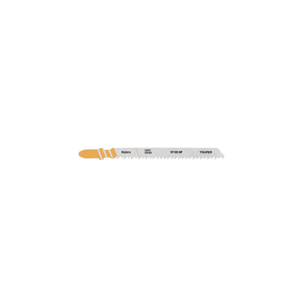 Blíster 5 seguetas T, 10 DPP BIM, corte recto p/ madera dura, Truper, SKU 103043