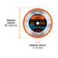 Disco sierra 10' p/aluminio, 100 dientes centro 5/8', EXPERT, Expert, SKU 100109 — vista 3