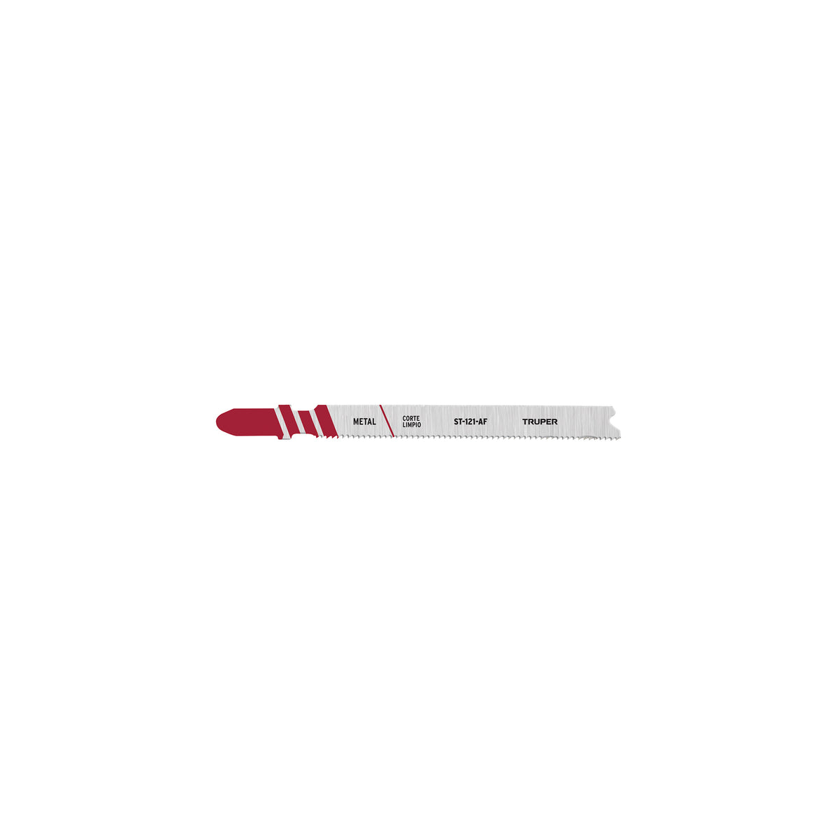 Blíster 5 seguetas T, 21 DPP BIM, corte recto rápido/metal, Truper, SKU 103048