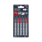 Blíster 5 seguetas T, 21 DPP BIM, corte recto rápido/metal, Truper, SKU 103048 — vista 2