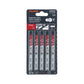 Blíster 5 seguetas T, 12 DPP BIM, corte recto rápido/metal, Truper, SKU 103047 — vista 2