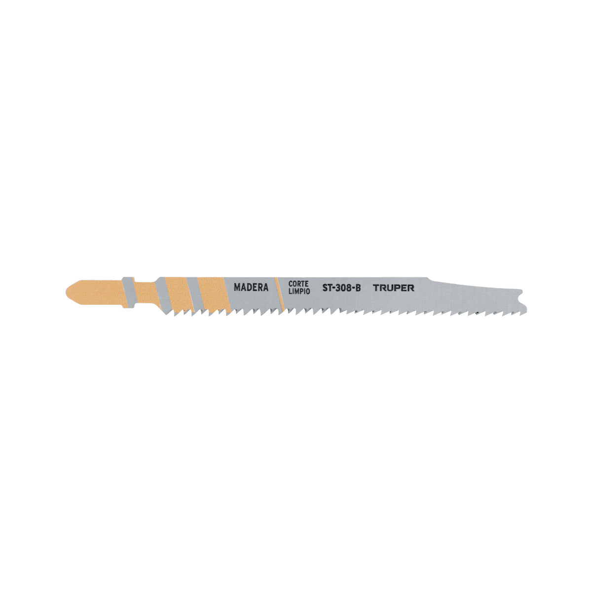 Blíster 5 seguetas T, 12 DPP HCS, corte recto limpio/madera, Truper, SKU 103044