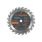 Disco sierra 4-1/2' para madera, 24 dientes centro 3/8', Truper, SKU 100172