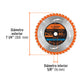 Disco sierra 7-1/4' p/madera, 24 dientes centro 5/8', EXPERT, Expert, SKU 100103 — vista 4