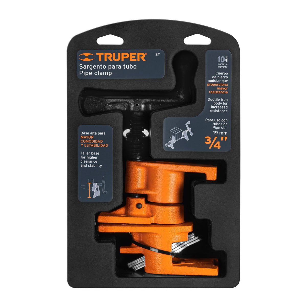 Sargento para tubo de 3/4' TRUPER — foto oficial 2