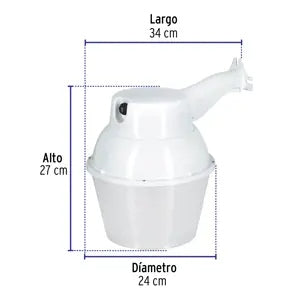 LUMINARIO SUBURBANA LED CON FOTOCELDA 40W 65K LUZ FRÍA VOLTECK SUB-811F