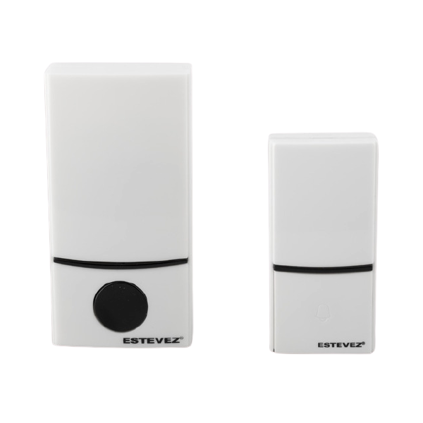 TIMBRE INALAMBRICO MINIMAL BLANCO
