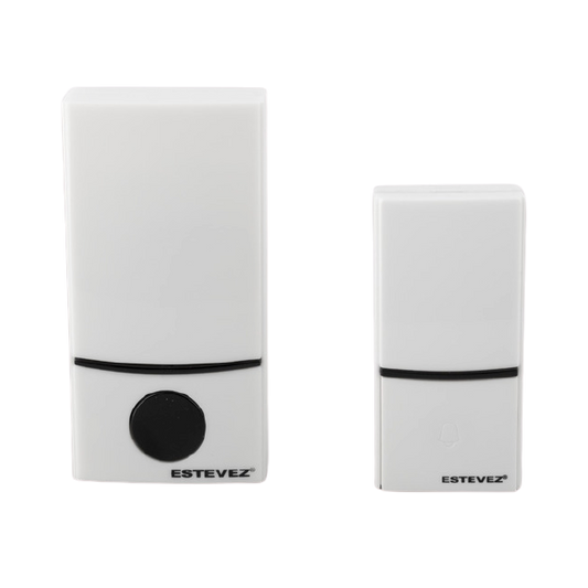 TIMBRE INALAMBRICO MINIMAL BLANCO