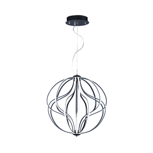 Candil LED Praga Negro 100W 90-130V 8000LM 30K Q14506-BK