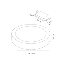 PANEL LED FAT SOBREPONER 12W 64K BLANCO FRÍO ARTLITE ADO-004