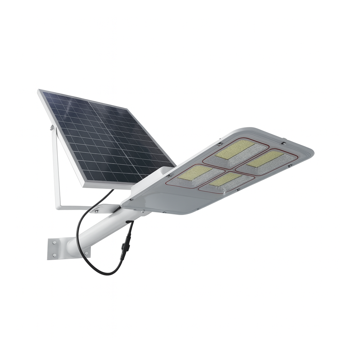 STREET LIGHT LED SOLAR 125W 6VDC 65K LUZ FRÍA IP65 MUNDO LUCIDO NWLS125W-SOLAR