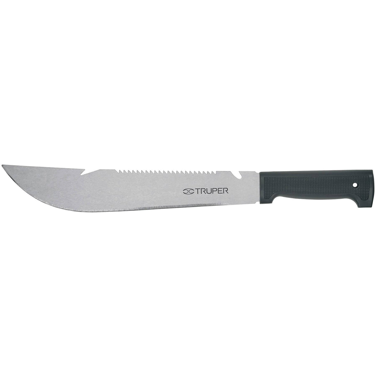 Machete rambo 12', cacha inyectada negra, TRUPER, Truper, SKU 100655