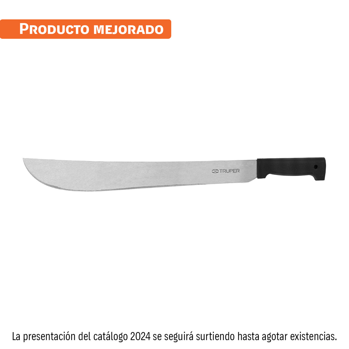Machete estándar 18' cacha negra inyectada TRUPER — foto oficial 1