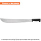 Machete estándar 18' cacha negra inyectada, en bolsa, TRUPER, Truper, SKU 10256