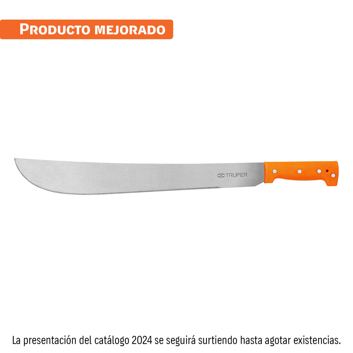 Machete estándar 18' cacha naranja remachada TRUPER — foto oficial 1