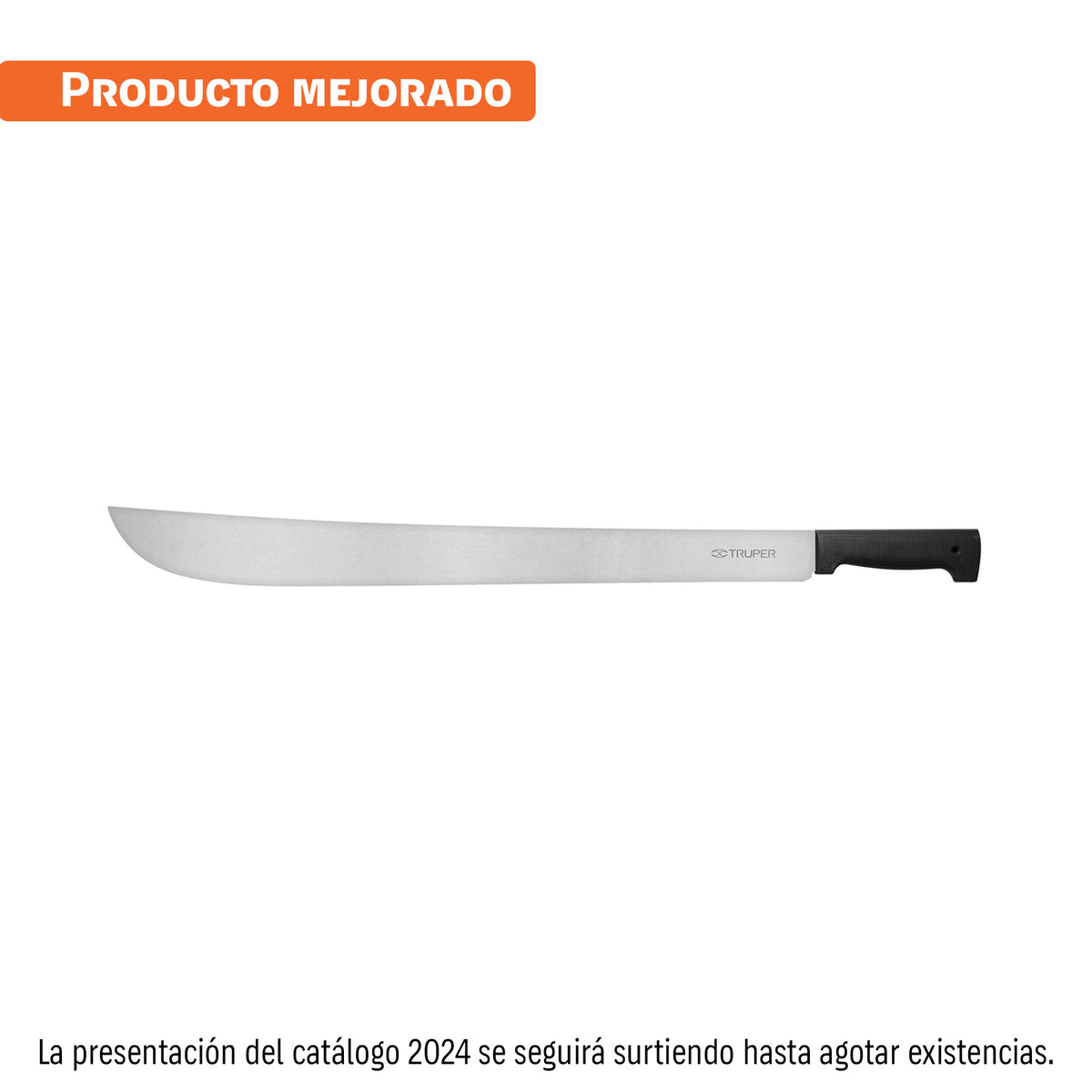 Machete estándar 24' cacha negra inyectada TRUPER — foto oficial 1