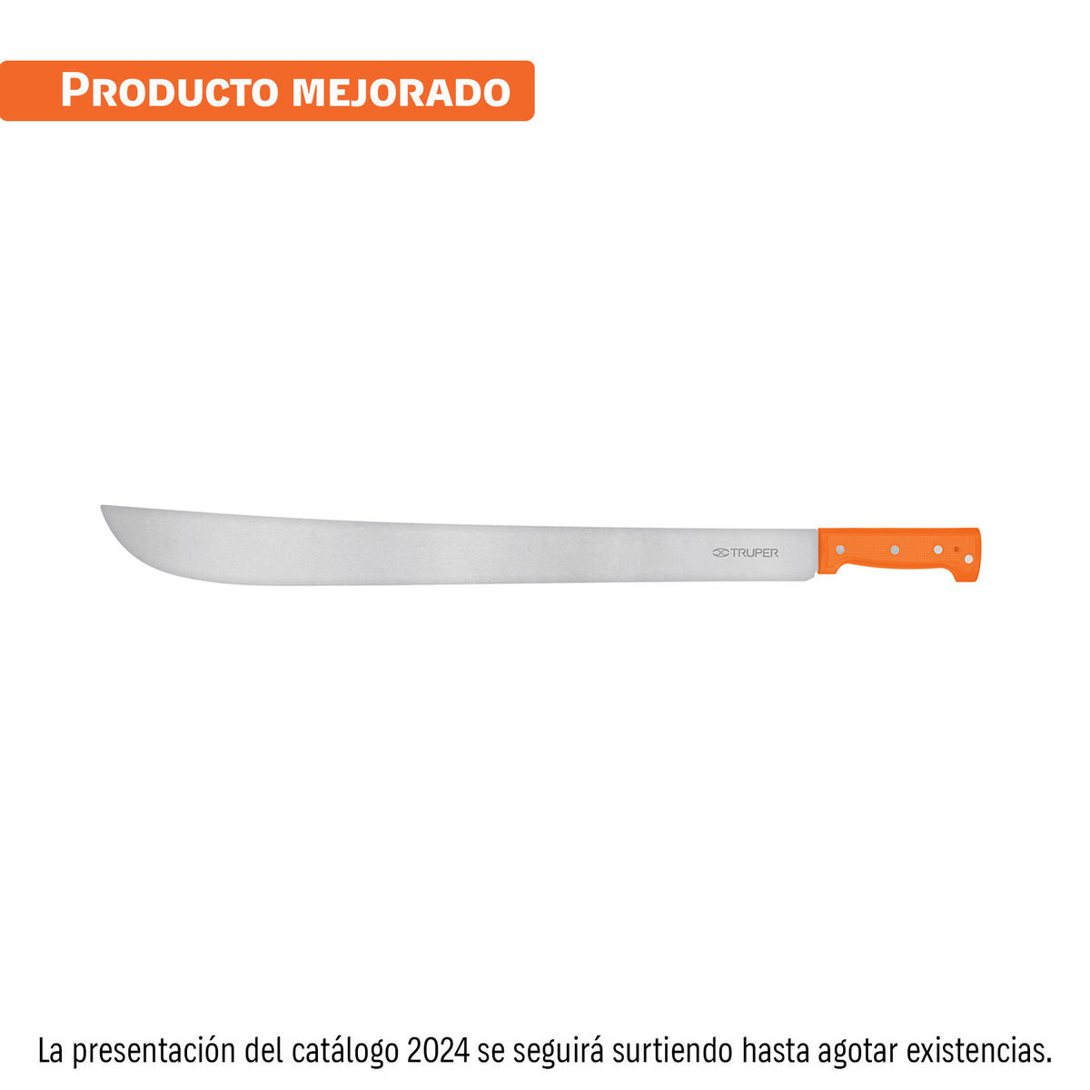 Machete estándar 24' cacha naranja remachada TRUPER — foto oficial 1