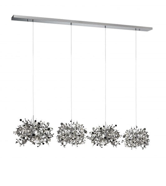 Candil Laylah Cromo de 12 Luces 3m 90-130V Q10058-CH