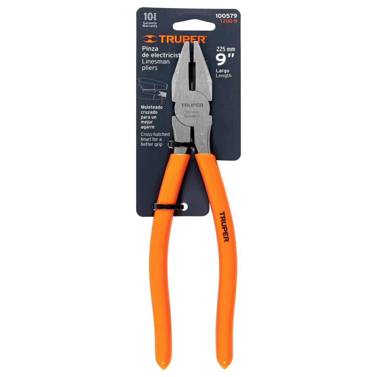 Pinza para electricista 9' mango de PVC, TRUPER — foto oficial 2