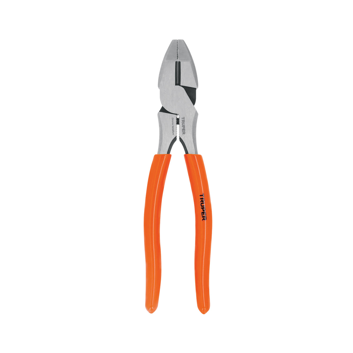 Pinza para electricista 8 alta palanca mango PVC, TRUPER — foto oficial 1