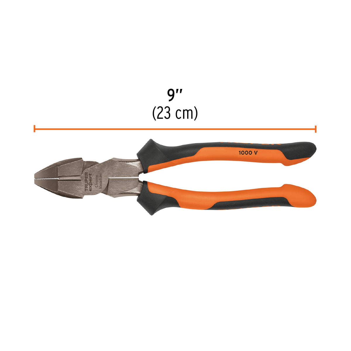 Pinza para electricista 9' alta palanca mango Comfort Grip, Expert, SKU 102426 — vista 4