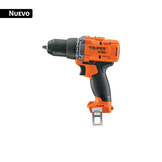 Taladro/destornillador 1/2', 20V, sin accesorios, TRUPER PRO, Truper, SKU 103250