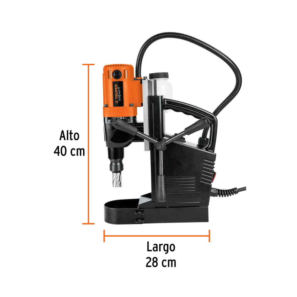 Taladro magnético 1-3/8', 1200W, TRUPER EXPERT, Truper, SKU 100989 — vista 4