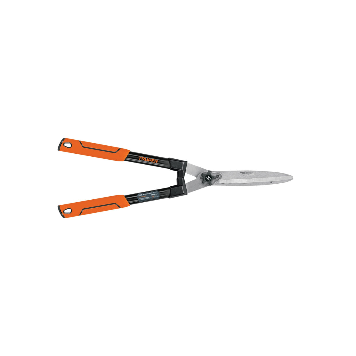 Tijera poda 60 cm filo ondulado mango ovalado acero c/grip — foto oficial 1