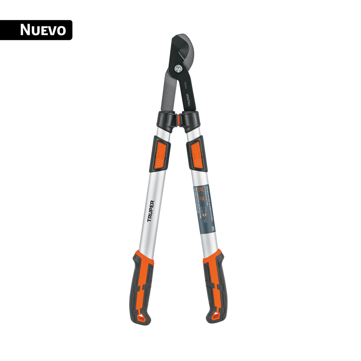 Tijera para ramas altas, mangos extensibles, TRUPER — foto oficial 1