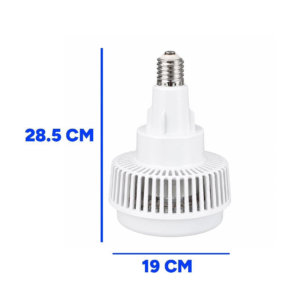 FOCO INDUSTRIAL ALTA POTENCIA E40 80W 7,600LM 65K LUZ FRÍA TECNOLED ML-LN-80W-BB