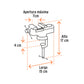Tornillo de banco 2.5' para joyero, TRUPER, Truper, SKU 103319 — vista 4