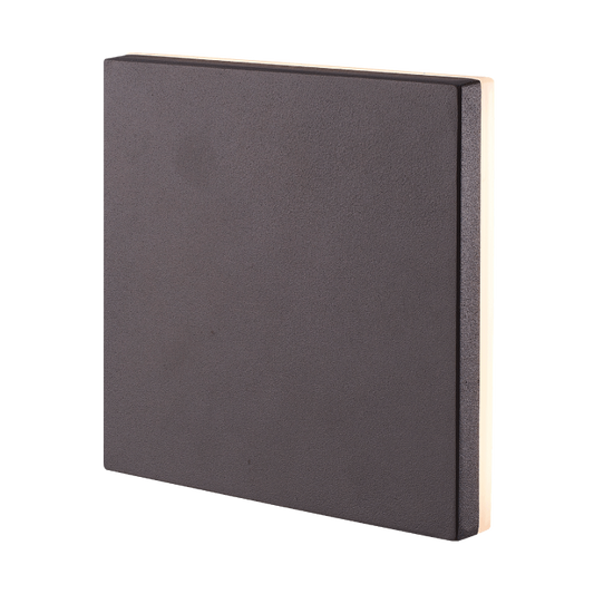 LÁMPARA MURO LED CUADRADO IP65 7W 30K LUZ CÁLIDA TISHMAN ECLIPSE TL1360