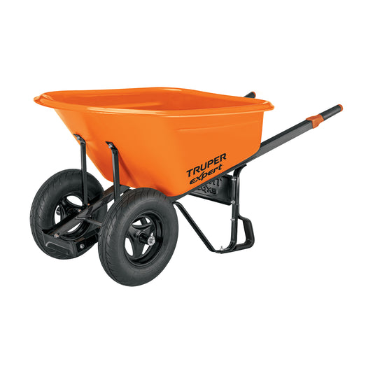 Carretilla 7ft3 EXPERT plástica, 2 llantas,bastidor metálico, Expert, SKU 103007