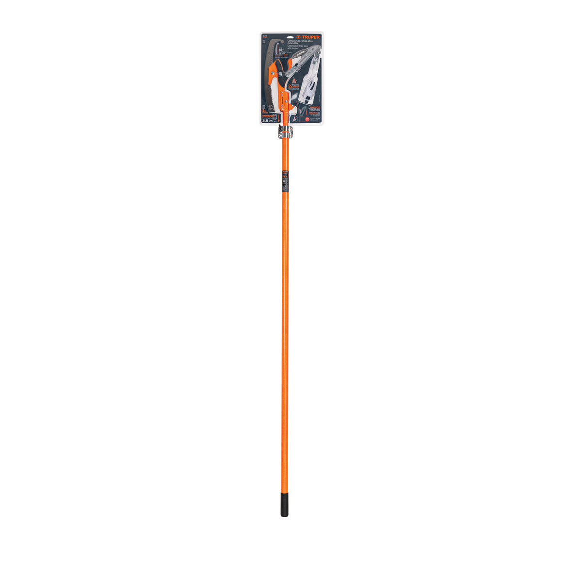 Cortador de ramas altas mango telescópico 3.6 m fibra vidrio — foto oficial 2