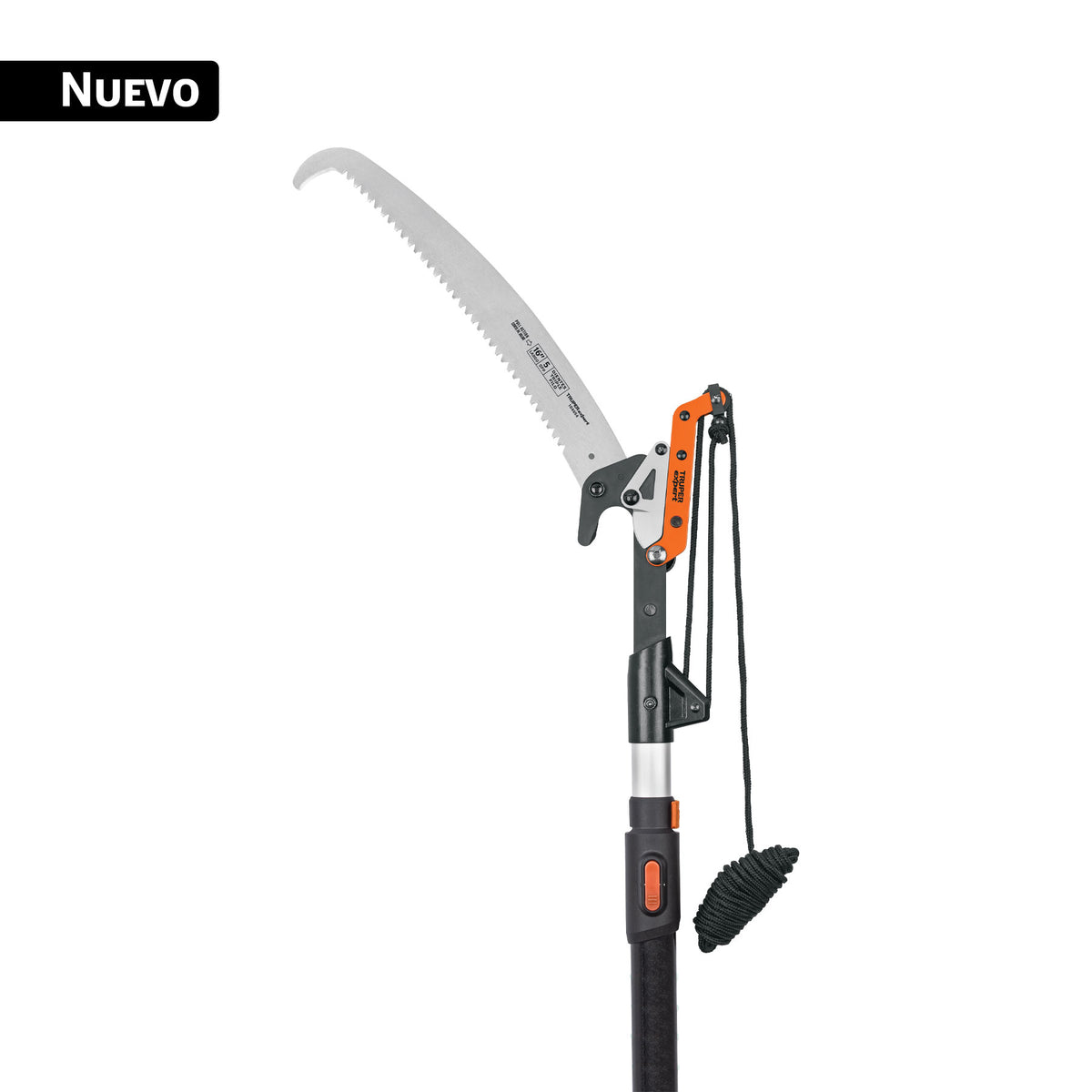Cortador ramas altas 3.7 m, mango fibra de vidrio y aluminio — foto oficial 1