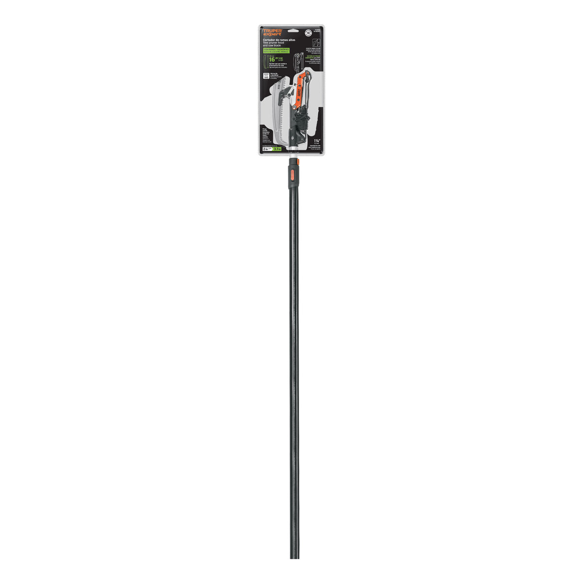 Cortador ramas altas 3.7 m, mango fibra de vidrio y aluminio — foto oficial 2
