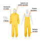 Conjunto impermeable triple capa, talla XG, TRUPER EXPERT, Expert, SKU 100914 — vista 3