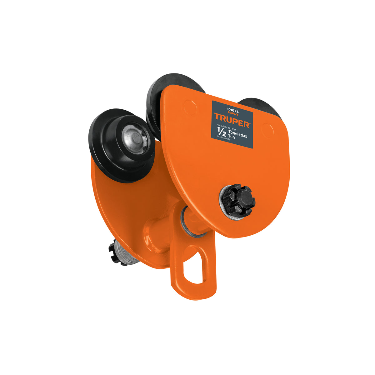 Trole de carga 1/2 ton para vigas IPS e IPR, ajustable — foto oficial 1