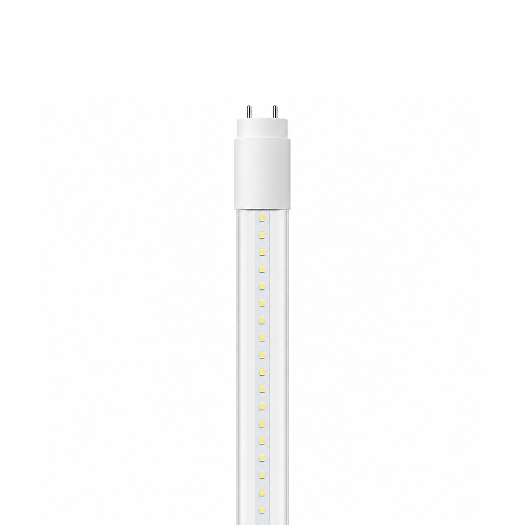 TUBO LED 18W TRANSPARENTE 100-240V 40K NEUTRO 1 LADO PR-LED-T8-18W-41-CL-GL