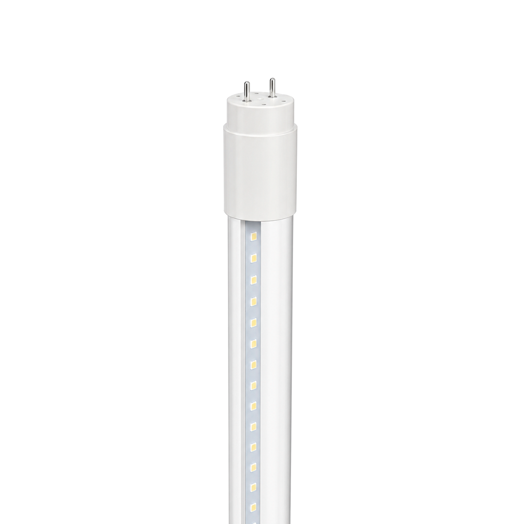 TUBO LED 18W TRANSPARENTE 100-240V 40K NEUTRO 1 LADO PR-LED-T8-18W-41-CL-GL