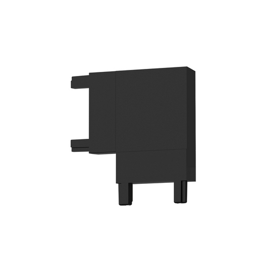 CONECTOR ESQUINA RIEL MAGNÉTICO NEGRO TECNOLED ML-MGTRK-CO2